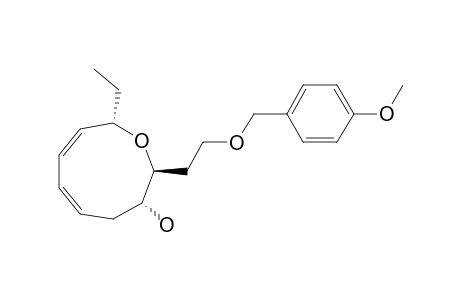 (2S,8R,9S)-2-ETHYL-8-HYDROXY-9-[2-(4-METHOXYBENZYLOXY)-ETHYL]-1-OXA-3Z,5Z-CYCLONONADIENE