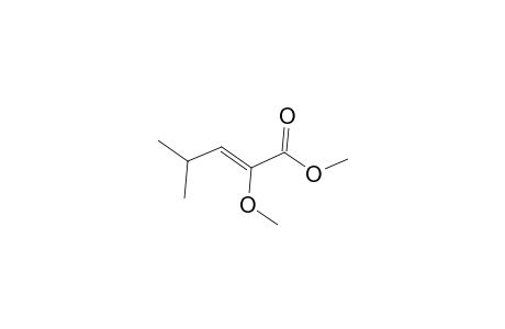 2-Pentenoic acid, 2-methoxy-4-methyl, methyl ester