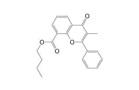 8-Carboxy-3-methylflavone, N-butyl ester