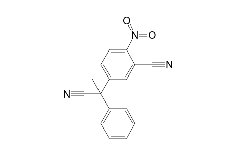 1-Cyano-1-phenyl-1-(3-cyano-4-nitrophenyl)ethane