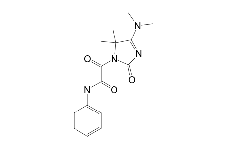 4-(Dimethylamino)-5,5-dimethyl-1-(N-phenyloxamoyl)-2H,5H-imidazol-2-one