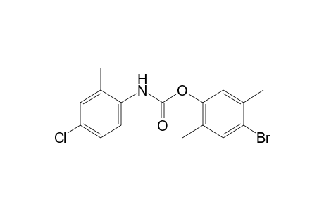 4-chloro-2-methylcarbanilic acid, 4-bromo-2,5-xylyl ester