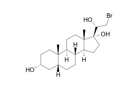 21-Bromo-5β-pregnane-3α,17,20β-triol