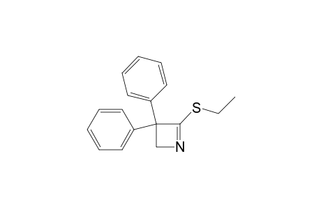 3,3-diphenyl-2-(ethylthio)-1-azetine