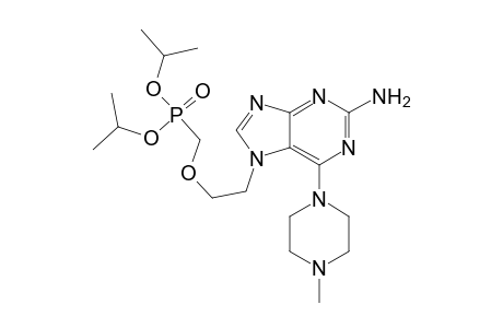 Diisopropyl{2-[2-amino-6-(4-methylpiperazine-1-yl)-7H-purine-7-yl]ethoxy}methylphosphonate