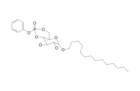 Tetradecyl .alpha.,D-glucopyranoside 4,6-(phenyl phosphate)