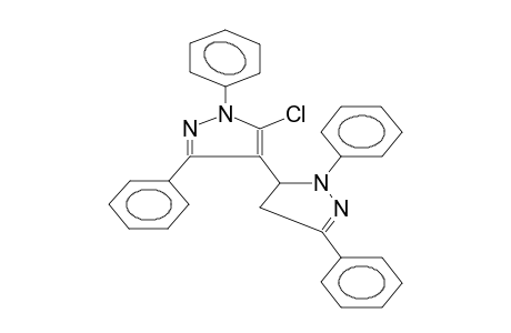 1,3-DIPHENYL-5-CHLORO-4-(1,3-DIPHENYLPYRAZOL-2-IN-5-YL)PYRAZOLE