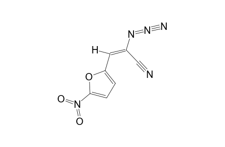 BETA-(5-NITRO-FUR-2-YL)-ALPHA-AZIDOACRYLONITRIL;E-ISOMER