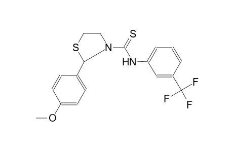 2-(4-methoxyphenyl)-N-[3-(trifluoromethyl)phenyl]-1,3-thiazolidine-3-carbothioamide