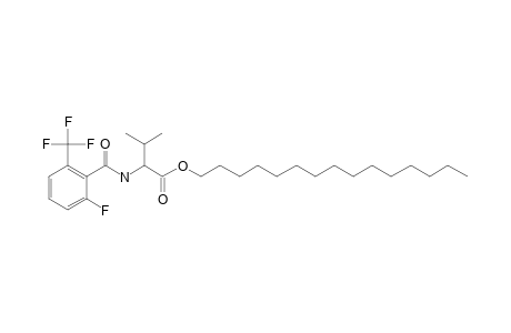 L-Valine, N-(2-fluoro-6-trifluoromethylbenzoyl)-, pentadecyl ester