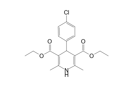 3,5-PYRIDINEDICARBOXYLIC ACID, 4-/P-CHLOROPHENYL/-1,4-DIHYDRO-2,6-DIMETHYL-, DIETHYL ESTER