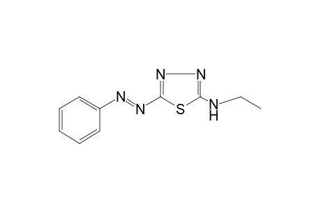 5-(Ethylamino)-2-(phenylazo)-1,3,4-thiadiazole