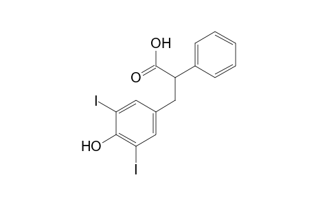 3-(3,5-DIIODO-4-HYDROXYPHENYL)-2-PHENYLPROPIONIC ACID