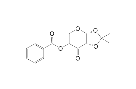 1,2-O-Isopropylidene-4-O-benzoyl-.beta.,L-threopentopyranos-3-ulose