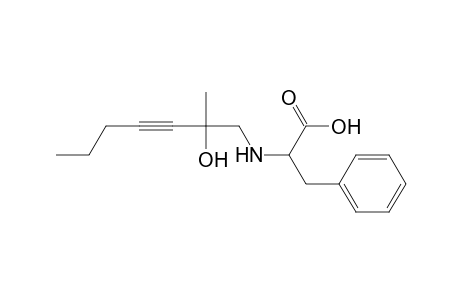 phenylalanine, N-(2-hydroxy-2-methyl-3-heptynyl)-