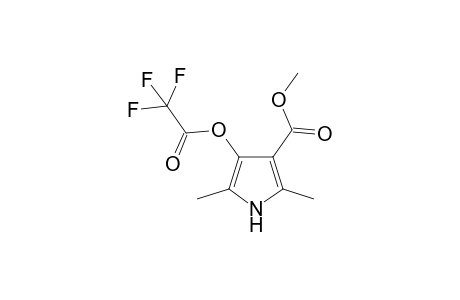 4-Methoxycarbonyl-2,5-dimethyl-3-trifuoroacetoxypyrrole