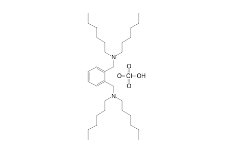 N,N,N',N'-tetrahexyl-o-xylene-alpha,alpha'-diamine, monoperchlorate