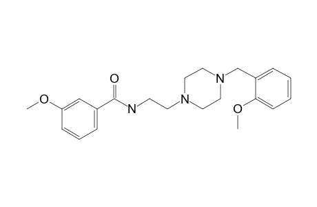 3-Methoxy-N-[2-(4-o-anisylpiperazino)ethyl]benzamide