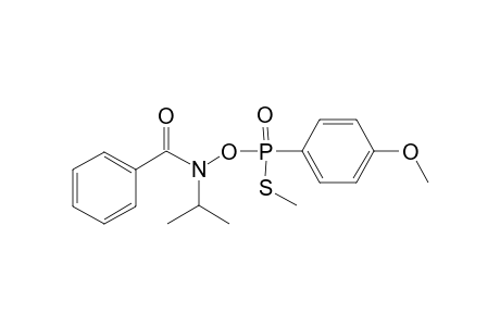 N-ISOPROPYL-N-[(4-METHOXYPHENYL)-(METHYLTHIO)-PHOSPHONYLOXY]-BENZAMIDE