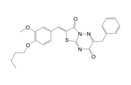 7H-thiazolo[3,2-b][1,2,4]triazine-3,7(2H)-dione, 2-[(4-butoxy-3-methoxyphenyl)methylene]-6-(phenylmethyl)-, (2Z)-