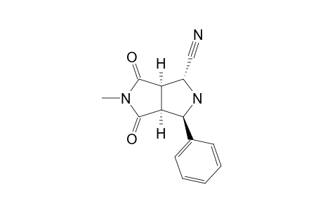 Pyrrolo[3,4-c]pyrrole-1-carbonitrile, octahydro-5-methyl-4,6-dioxo-3-phenyl-, (1.alpha.,3.beta.,3a.alpha.,6a.alpha.)-