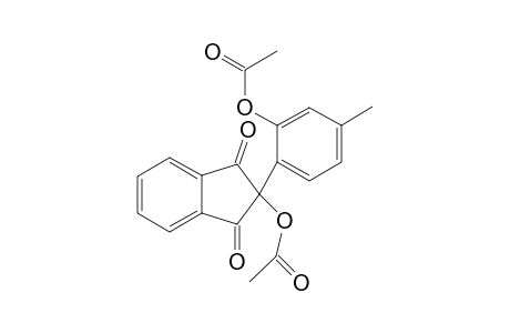 2-(2'-Acetoxy-4'-methylphenyl)-2-acetoxy-dihydroindane-1,3-dione