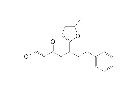 1-Chloro-5-(5-methyl-2-furyl)-7-phenylhept-1-en-3-one