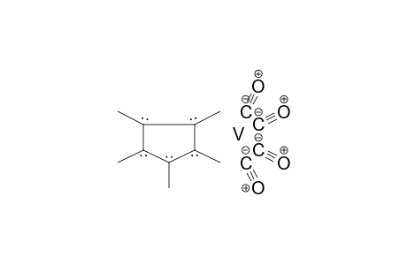 Vanadium, tetracarbonyl[(1,2,3,4,5-.eta.)-1,2,3,4,5-pentamethyl-2,4-cyclopentadien-1-yl]-
