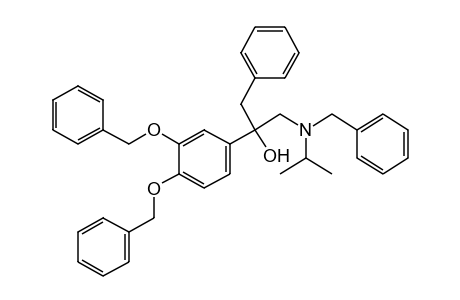 alpha-[(BENZYLISOPROPYLAMINO)METHYL]-alpha-{[3,4-BIS(BENZYLOXY)]PHENYL}PHENETHYL ALCOHOL