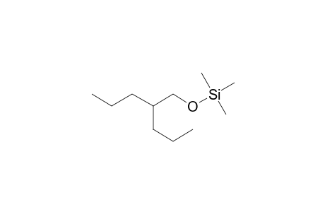 2-Propyl-1-pentanol, tms derivative