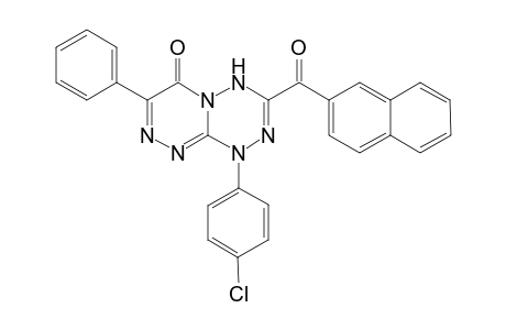 3-(2-naphthoyl)-1-(4-chlorophenyl)-7-phenyl-1H-[1,2,4]triazino[4,3-b][1,2,4,5]tetrazin-6(4H)-one