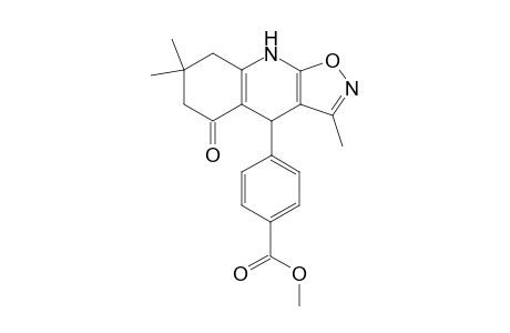 Methyl-4-(3,7,7-trimethyl-5-oxo-4,5,6,7,8,9-hexahydroisoxazolo[5,4-b]quinolin-4-yl)benzoate