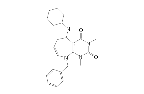 9-BENZYL-5-CYCLOHEXYLAMINO-6,9-DIHYDRO-5H-PYRIMIDO-[4,5-B]-AZEPINE-2,4-(1H,3H)-DIONE