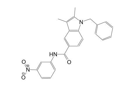 1-benzyl-2,3-dimethyl-N-(3-nitrophenyl)-1H-indole-5-carboxamide