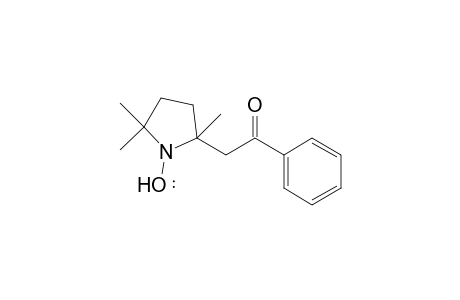 2-Benzoylmethyl-2,5,5-trimethylpyrrolidin-1-oxyl radical