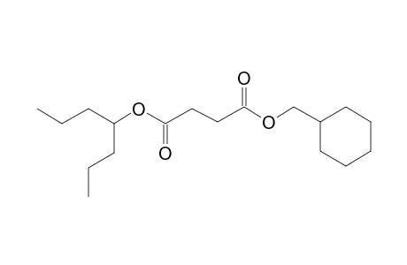 Succinic acid, cyclohexylmethyl 4-heptyl ester