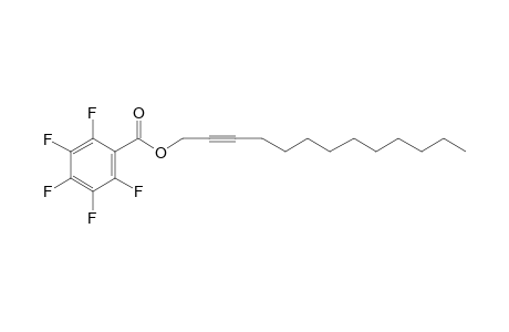 Pentafluorobenzoic acid, tridec-2-ynyl ester