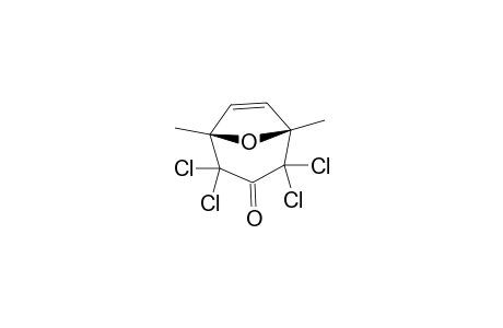 2,2,4,4-Tetrachloro-1,5-dimethyl-8-oxabicyclo[3.2.1]]oct-6-en-3-one