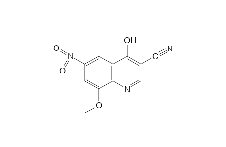 4-hydroxy-8-methoxy-6-nitro-3-quinolinecarbonitrile