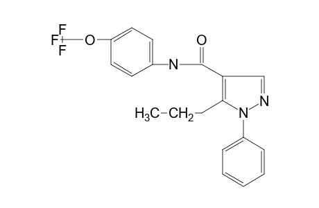 1-phenyl-5-propyl-alpha,alpha,alpha-trifluoropyrazole-4-carboxy-p-anisidide