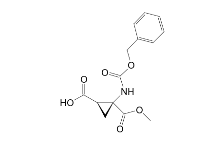 Methyl (1S,2R)-(-)-1-N-benzyloxycarbonylamino-2-carboxycyclopropanecarboxyloate