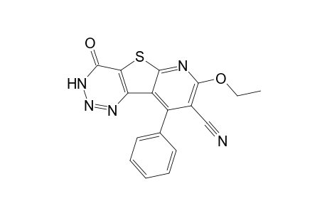 8-Cyano-7-ethoxy-4-oxo-9-phenyl-3,4-dihydropyrido[3',2':4,5]thieno[3,2-d]-1,2,3-triazine