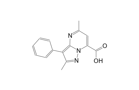 pyrazolo[1,5-a]pyrimidine-7-carboxylic acid, 2,5-dimethyl-3-phenyl-
