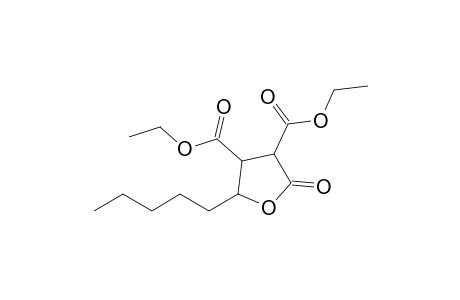 Diethyl 5-pentyl-2-oxo-tetrahydrofuran-3,4-dicarboxylate