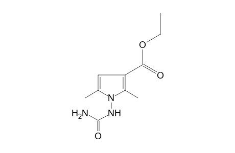 2,5-dimethyl-1-ureidopyrrole-3-carboxylic acid, ethyl ester