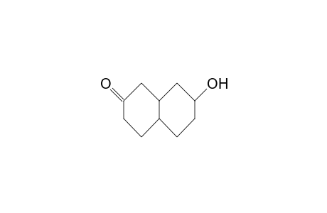 (1R,3S,6R)-9-Oxo-bicyclo(4.4.0)decan-3-ol