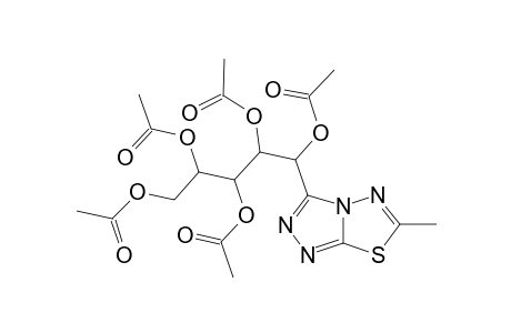 3-(1,2,3,4,5-PENTA-O-ACETYL-D-GALACTO-PENTITOL-1-YL)-6-METHYL-1,2,4-TRIAZOLO-[3,4-B]-1,3,4-THIADIAZOLE