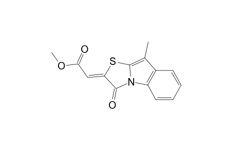 (Z)-Methyl (9-methyl-3-oxothiazolo[3,2-a]indol-2(3H)-ylidene)acetate
