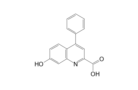 2-Quinolinecarboxylic acid, 7-hydroxy-4-phenyl-