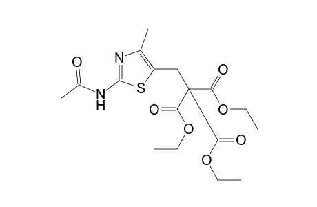 2-(2-acetamido-4-methyl-5-thiazolyl)-1,1,1-ethanetricarboxylic acid, triethyl ester